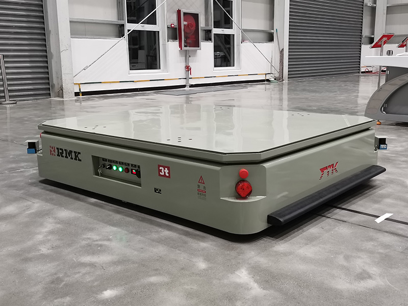 3 ton kendi kendine tahrik edilen elektrikli transfer arabası manyetik navigasyon AGV