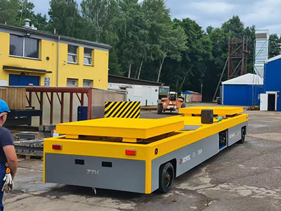 Endüstriyel 30 ton hidrolik kaldırma ağır hizmet tipi izsiz transfer arabası