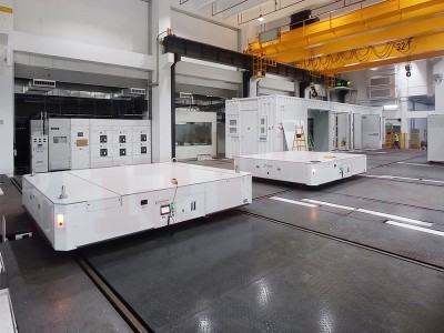 40 ton+40 ton çift araba bağlantısı otomatik RGV