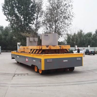 50 Ton Hidrolik Sürücü Trackless Elektrikli Taşıma Arabası
