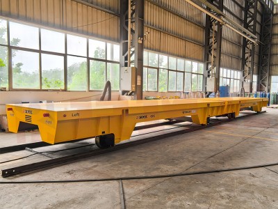 Sandblasting Room için patlama emniyetli demiryolu transfer trolley